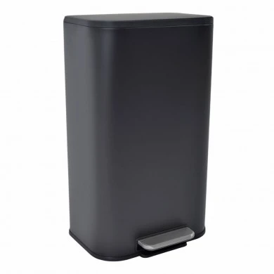 ΚΑΔΟΣ ΑΠΟΡΡΙΜΑΤΩΝ SOUL 30L SOFT CLOSE ΙΝΟΧ ΜΑΥΡΟ ΜΑΤ ANKOR