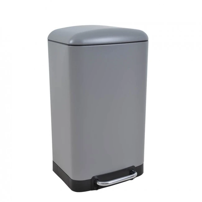 ΚΑΔΟΣ ΑΠΟΡΡΙΜΜΑΤΩΝ 30L SOFT CLOSE ΓΚΡΙ ANKOR