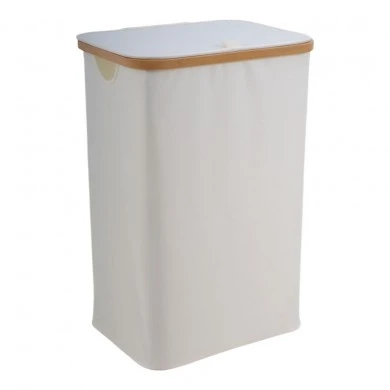 ΚΑΛΑΘΙ ΑΠΛΥΤΩΝ ΥΦΑΣΜΑΤΙΝΟ ΣΕ ΕΚΡΟΥ ΧΡΩΜΑ ΜΕ ΜΠΑΜΠΟΥ ΣΚΕΛΕΤΟ 40x30x60εκ. ANKOR