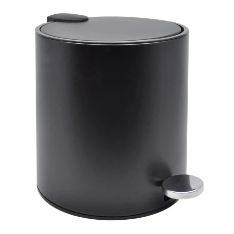 ΚΑΛΑΘΙ ΜΠΑΝΙΟΥ 5lt INOX ΜΑΥΡΟ ΜΑΤ SOFT CLOSE ANKOR