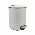 ΚΑΛΑΘΙ ΜΠΑΝΙΟΥ 5lt INOX ΤΕΤΡΑΓΩΝΟ ΚΡΕΜ ΜΑΤ SOFT CLOSE ANKOR