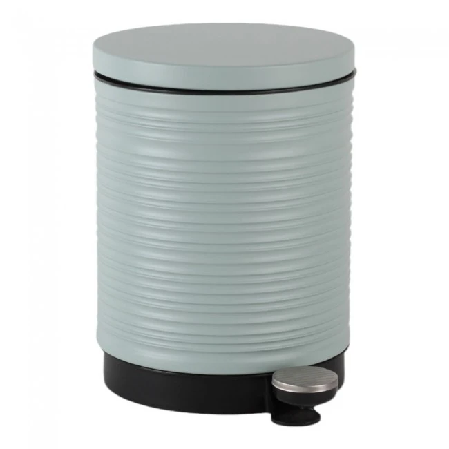 ΚΑΛΑΘΙ ΜΠΑΝΙΟΥ 5lt ΜΕΤΑΛΛΙΚΟ ΡΙΓΕ ΣΕ ΧΡΩΜΑ MINT ΜΑΤ SOFT CLOSE ANKOR