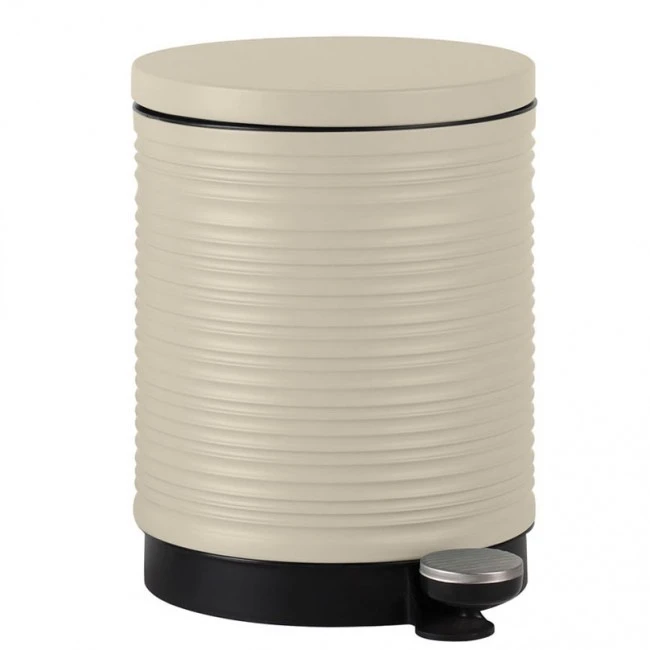 ΚΑΛΑΘΙ ΜΠΑΝΙΟΥ 5lt ΜΕΤΑΛΛΙΚΟ ΡΙΓΕ ΣΕ ΧΡΩΜΑ ΜΠΕΖ ΜΑΤ SOFT CLOSE ANKOR