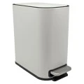 ΚΑΛΑΘΙ ΜΠΑΝΙΟΥ BELLO 5lt SOFT CLOSE SLIM  ΜΕΤΑΛΛΙΚΟ ΑΣΠΡΟ ΜΑΤ ANKOR