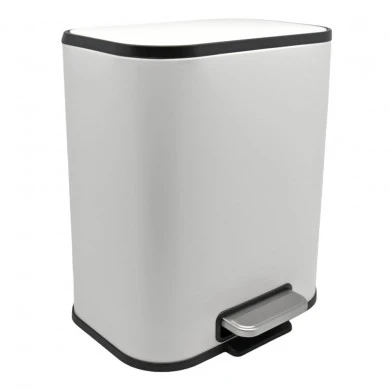 ΚΑΛΑΘΙ ΜΠΑΝΙΟΥ SOUL 5lt SOFT CLOSE ΜΕΤΑΛΛΙΚΟ ΑΣΠΡΟ ΜΑΤ ANKOR