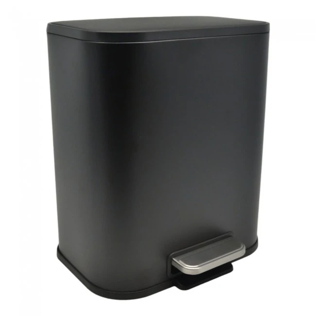 ΚΑΛΑΘΙ ΜΠΑΝΙΟΥ SOUL 5lt SOFT CLOSE ΜΕΤΑΛΛΙΚΟ ΜΑΥΡΟ ΜΑΤ ANKOR