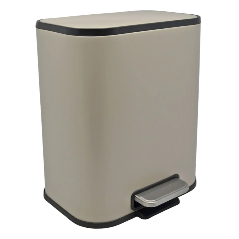 ΚΑΛΑΘΙ ΜΠΑΝΙΟΥ SOUL 5lt SOFT CLOSE ΜΕΤΑΛΛΙΚΟ TAUPE ΜΑΤ ANKOR