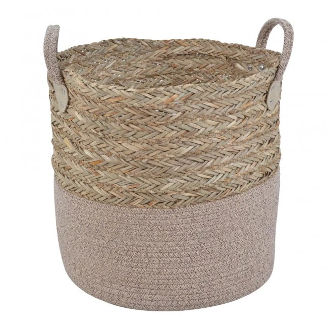 ΚΑΛΑΘΙ ΨΑΘΙΝΟ-ΥΦΑΣΜΑΤΙΝΟ ΜΠΕΖ 34x34εκ.ANKOR