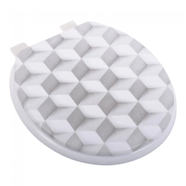 ΚΑΠΑΚΙ ΛΕΚΑΝΗΣ PP ΜΕ ΜΑΞΙΛΑΡΑΚΙ ΚΑΙ ΣΧΕΔΙΟ 3D ΓΕΩΜΕΤΡΙΚΟ ΜΟΤΙΒΟ 26-36x39εκ. ANKOR