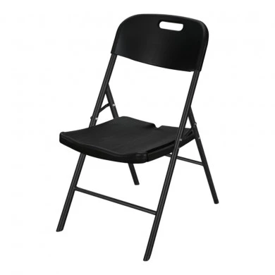 ΚΑΡΕΚΛΑ ΠΛΑΣΤΙΚΗ ΜΑΥΡΗ ΜΕ ΟΨΗ ΞΥΛΟΥ ΚΑΙ ΑΝΑΔΙΠΛΟΥΜΕΝΑ ΜΕΤΑΛΛΙΚΑ ΠΟΔΙΑ 51x47,5x86εκ.ANKOR