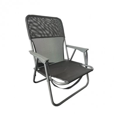 ΚΑΡΕΚΛΑΚΙ ΘΑΛΑΣΣΗΣ ΜΕΤΑΛΛΙΚΟ ΠΤΥΣΣΟΜΕΝΟ ΓΚΡΙ-ΑΝΘΡΑΚΙ 53x58x70εκ.ANKOR