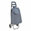ΚΑΡΟΤΣΙ ΛΑΪΚΗΣ ΜΕΤΑΛΛΙΚΟ ΜΕ ΓΚΡΙ ΣΑΚΟ FOOD BAG 35x27x94εκ. ANKOR