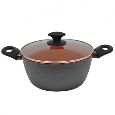 ΚΑΤΣΑΡΟΛΑ ΑΛΟΥΜΙΝΙΟΥ 24εκ.ΛΑΒΕΣ ΒΑΚΕΛΙΤΗ SOFT TOUCH ΚΕΡΑΜΙΔΙ ΜΕ ΑΝΘΡΑΚΙ ANKOR