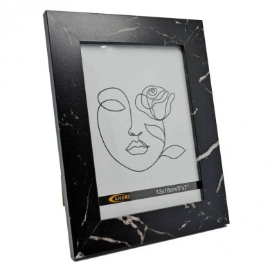 ΚΟΡΝΙΖΑ ΞΥΛΙΝΗ 13x18εκ.ΜΑΥΡΟ ΜΑΡΜΑΡΟ ANKOR