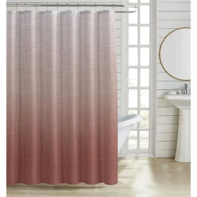 ΚΟΥΡΤΙΝΑ ΜΠΑΝΙΟΥ ΠΟΛΥΕΣΤΕΡΙΚΗ 180x180εκ 90gsm ΜΕ 12 ΚΡΙΚΟΥΣ ΝΤΕΓΚΡΑΝΤΕ ΣΕ ΑΠΟΧΡΩΣΗ ΣΑΠΙΟΥ ΜΗΛΟΥ ANKOR