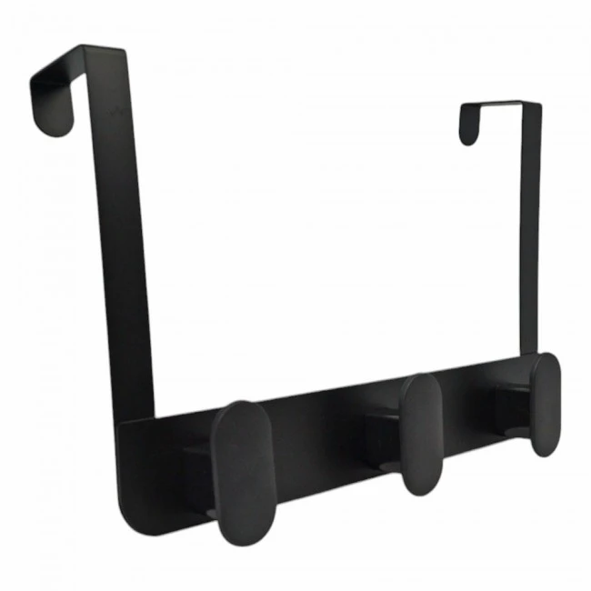 ΚΡΕΜΑΣΤΡΑ ΠΟΡΤΑΣ 3 ΘΕΣΕΩΝ ΜΕΤΑΛΛΙΚΗ ΣΕ ΜΑΥΡΟ MAT ΧΡΩΜΑ 30x3x20εκ. ANKOR