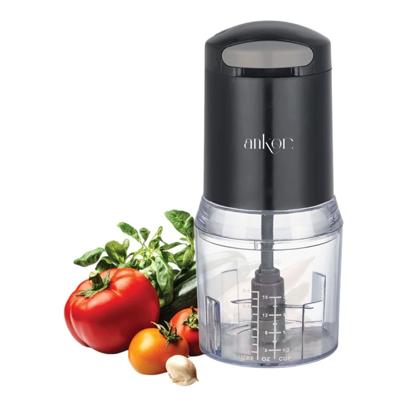 ΠΟΛΥΚΟΦΤΗΣ ANKOR ΜΕ ΔΙΠΛΗ ΛΕΠΙΔΑ 260W ΔΟΧΕΙΟ 500ml ΜΑΥΡΟ ΧΡΩΜΑ ANKOR