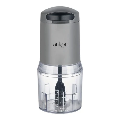 ΠΟΛΥΚΟΦΤΗΣ ANKOR ΜΕ ΔΙΠΛΗ ΛΕΠΙΔΑ 260W ΔΟΧΕΙΟ 500ml ΓΚΡΙ ΧΡΩΜΑ ANKOR