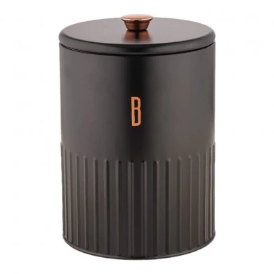 ΜΠΙΣΚΟΤΙΕΡΑ ΜΕΤΑΛΛΙΚΗ ΜΑΥΡΗ Biscuits ΜΕ ROSE GOLD ΛΕΠΤΟΜΕΡΕΙΕΣ 13,8x13,8x20,1εκ.ANKOR