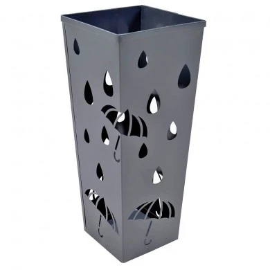 ΟΜΠΡΕΛΟΘΗΚΗ ΜΕΤΑΛΛΙΚΗ ΓΚΡΙ ΜΑΤ 21x21x50εκ. ANKOR