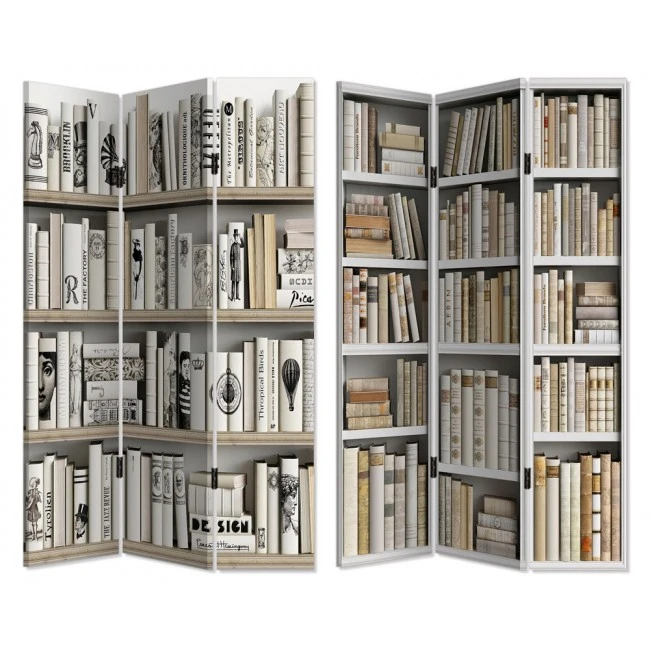 ΠΑΡΑΒΑΝ ΤΡΙΠΛΟ ΣΕ ΤΥΠΩΜΕΝΟ ΚΑΜΒΑ ΒΙΒΛΙΟΘΗΚΗ 180x120x2,5εκ.ANKOR