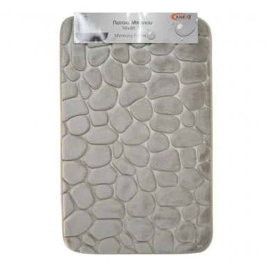 ΠΑΤΑΚΙ ΜΠΑΝΙΟΥ MEMORY FOAM ΜΠΕΖ ΒΟΤΣΑΛΟ ΜΕ SBR 50x80εκ.ANKOR