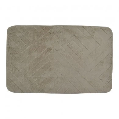 ΠΑΤΑΚΙ ΜΠΑΝΙΟΥ MEMORY FOAM ΜΠΕΖ ΧΡΩΜΑ ΜΕ PVC 50x80εκ.ANKOR