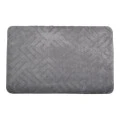 ΠΑΤΑΚΙ ΜΠΑΝΙΟΥ MEMORY FOAM ΣΕ ΓΚΡΙ ΧΡΩΜΑ ΜΕ PVC ΠΛΑΤΗ 50x80εκ.ANKOR