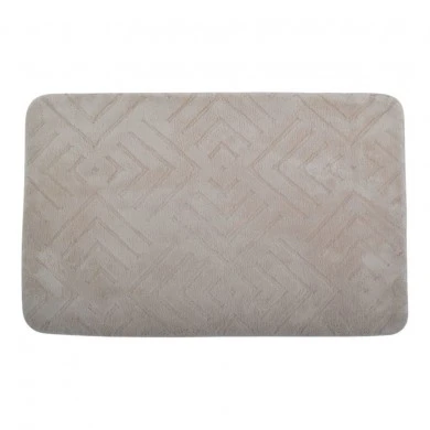 ΠΑΤΑΚΙ ΜΠΑΝΙΟΥ MEMORY FOAM ΣΕ ΜΠΕΖ ΧΡΩΜΑ ΜΕ PVC ΠΛΑΤΗ 50x80εκ.ANKOR