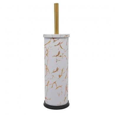 ΠΙΓΚΑΛ ΒΟΥΡΤΣΑΚΙ INOX ΑΣΠΡΟ  ΜΑΤ ΜΕ ΕΦΕ ΧΡΥΣΟ ΜΑΡΜΑΡΟ 9,5x9,5x37,5 εκ. ANKOR