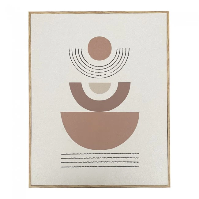 ΠΙΝΑΚΑΣ ΚΑΜΒΑΣ ΜΕ ΞΥΛΙΝΗ ΚΟΡΝΙΖΑ 40x2x50εκ. ANKOR