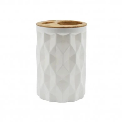 ΠΟΤΗΡΟΘΗΚΗ ΠΛΑΣΤΙΚΗ ΑΣΠΡΟ ΔΙΑΜΑΝΤΙ ΜΕ ΕΦΕ ΞΥΛΟΥ 8,5x12,5εκ. ANKOR