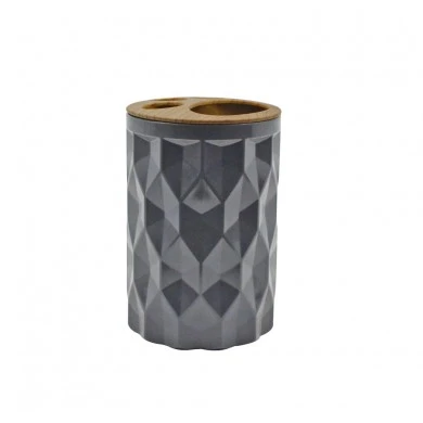 ΠΟΤΗΡΟΘΗΚΗ ΠΛΑΣΤΙΚΗ ΓΚΡΙ ΔΙΑΜΑΝΤΙ ΜΕ ΕΦΕ ΞΥΛΟΥ 8,5x12,5εκ. ANKOR