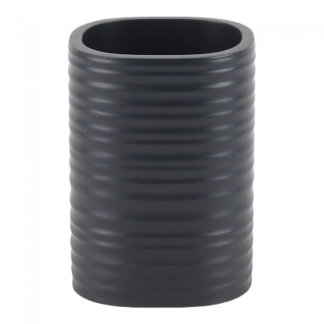 ΠΟΤΗΡΟΘΗΚΗ ΠΟΛΥΕΣΤΕΡΙΚΗ ΡΙΓΕ ΣΕ ΧΡΩΜΑ ΑΝΘΡΑΚΙ ΜΑΤ 7,6x6,7x10,6εκ.ANKOR