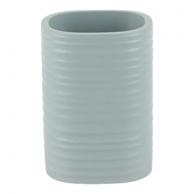 ΠΟΤΗΡΟΘΗΚΗ ΠΟΛΥΕΣΤΕΡΙΚΗ ΡΙΓΕ ΣΕ ΧΡΩΜΑ MINT ΜΑΤ 7,6x6,7x10,6εκ.ANKOR