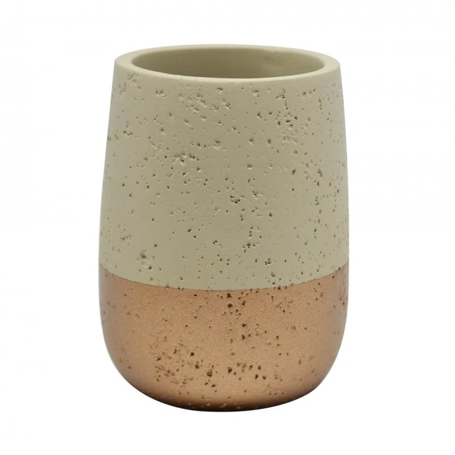 ΠΟΤΗΡΟΘΗΚΗ ΤΣΙΜΕΝΤΟ ΜΠΕΖ-ROSE GOLD 7,5x11εκ.ANKOR