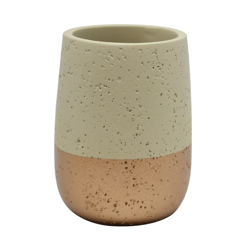 ΠΟΤΗΡΟΘΗΚΗ ΤΣΙΜΕΝΤΟ ΜΠΕΖ-ROSE GOLD 7,5x11εκ.ANKOR