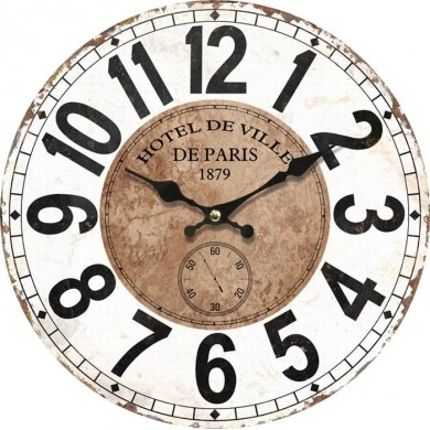 ΡΟΛΟΙ ΤΟΙΧΟΥ ΞΥΛΙΝΟ VINTAGE ΛΕΥΚΟ 34εκ.ANKOR