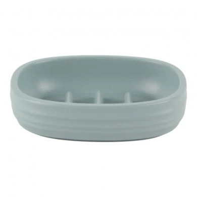 ΣΑΠΟΥΝΟΘΗΚΗ ΠΟΛΥΕΣΤΕΡΙΚΗ ΡΙΓΕ ΣΕ ΧΡΩΜΑ MINT ΜΑΤ 11,8x9,3x3εκ. ANKOR