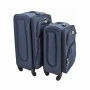 ΣΕΤ 2 ΒΑΛΙΤΣΕΣ ANKOR ΥΦΑΣΜΑΤΙΝΕΣ 37x24x50εκ. ΚΑΙ 42x28x60εκ. ΜΕ 4 ΡΟΔΕΣ ΜΠΛΕ