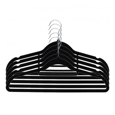 ΣΕΤ 5  ΚΡΕΜΑΣΤΡΕΣ ΑΝΤΙΟΛΙΣΘΗΤΙΚΕΣ ΜΕΤΑΛΛΙΚΕΣ ΜΕ ΒΕΛΟΥΔΙΝΗ ΕΠΕΝΔΥΣΗ  ΣΕ ΜΑΥΡΟ ΧΡΩΜΑ ANKOR