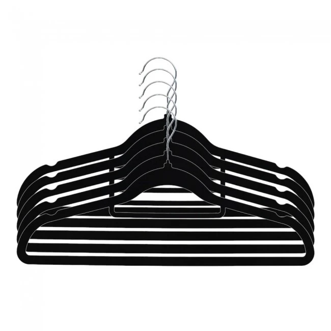 ΣΕΤ 5  ΚΡΕΜΑΣΤΡΕΣ ΑΝΤΙΟΛΙΣΘΗΤΙΚΕΣ ΜΕΤΑΛΛΙΚΕΣ ΜΕ ΒΕΛΟΥΔΙΝΗ ΕΠΕΝΔΥΣΗ  ΣΕ ΜΑΥΡΟ ΧΡΩΜΑ ANKOR