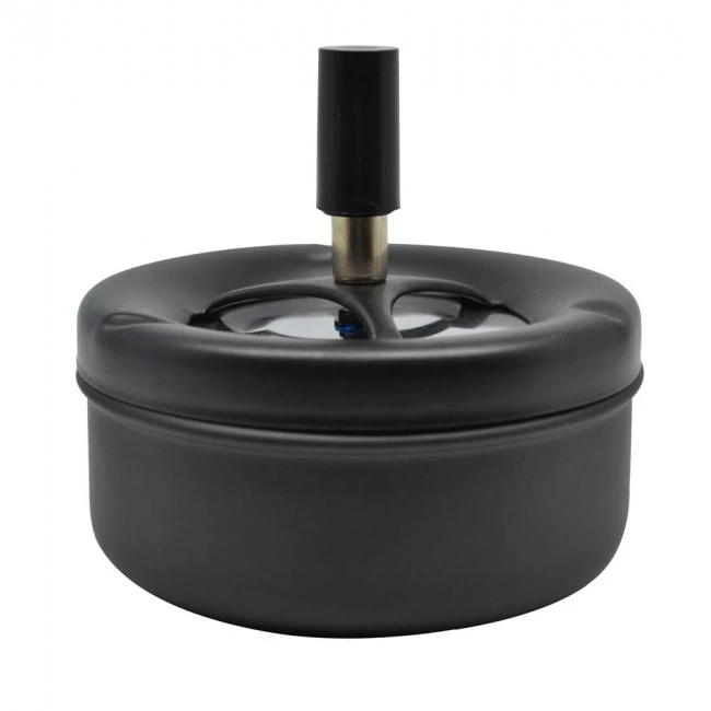 ΣΤΑΧΤΟΔΟΧΕΙΟ ΜΕ ΚΑΠΑΚΙ ΑΝΤΙΑΝΕΜΙΚΟ ΜΑΥΡΟ ΜΑΤ 11x11x10εκ.ANKOR