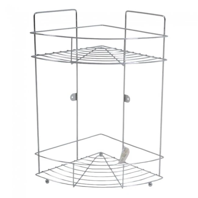 ΡΑΦΙΕΡΑ ΓΩΝΙΑ ΜΕΤΑΛΛΙΚΗ ΔΙΠΛΗ ΑΣΗΜΙ 22x22x38εκ.ANKOR