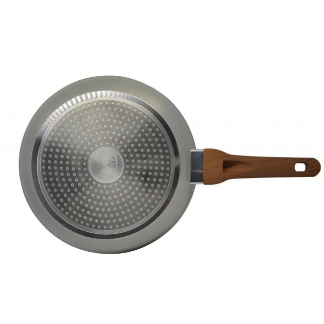 ΤΗΓΑΝΙ ΑΛΟΥΜΙΝΙΟΥ 28εκ.ΛΑΒΗ ΒΑΚΕΛΙΤΗ ΟΨΗ ΚΑΦΕ ΞΥΛΟΥ ANKOR