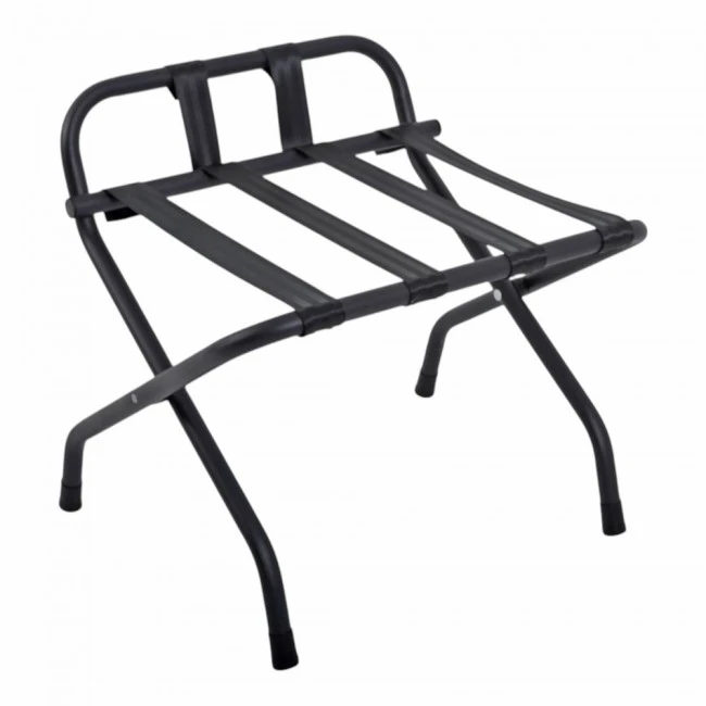 ΒΑΣΗ ΓΙΑ ΒΑΛΙΤΣΕΣ ΜΕΤΑΛΛΙΚΗ  ΜΕ ΙΜΑΝΤΕΣ ΑΝΑΔΙΠΛΟΥΜΕΝΗ ΜΕ ΠΛΑΤΗ ΣΕ ΜΑΥΡΟ ΜΑΤ ΧΡΩΜΑ 54x44x52εκ. ANKOR