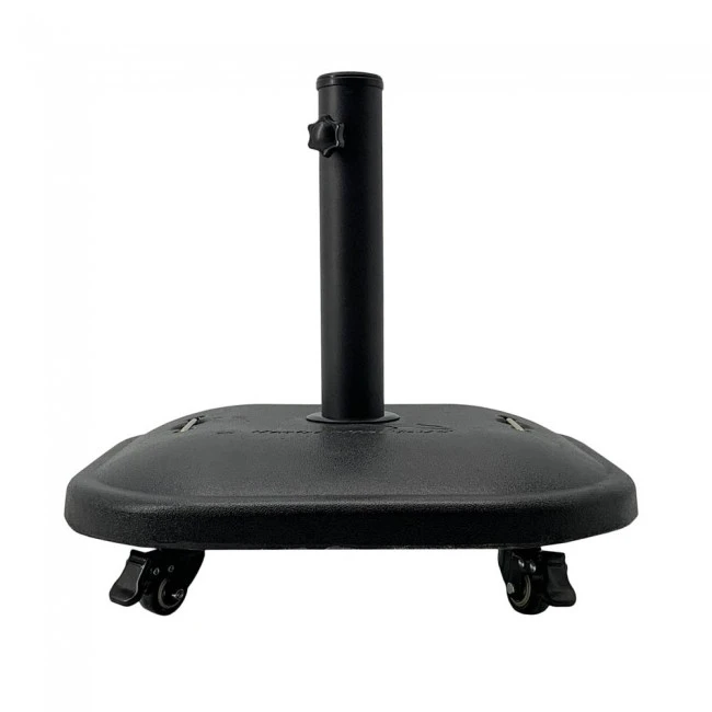 ΒΑΣΗ ΟΜΠΡΕΛΑΣ 25kg ΤΕΤΡΑΓΩΝΗ 50x50εκ. ΜΕ ΡΟΔΕΣ ΜΑΥΡΗ ANKOR