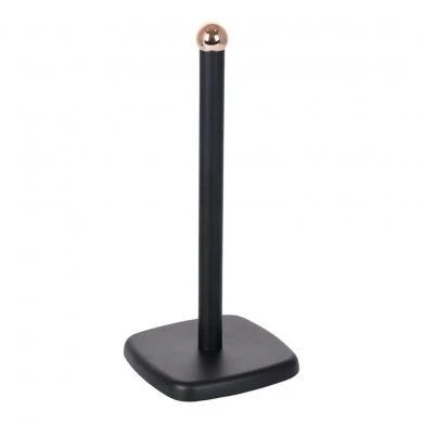 ΒΑΣΗ ΧΑΡΤΙΟΥ ΚΟΥΖΙΝΑΣ ΜΕΤΑΛΛΙΚΗ ΜΑΥΡΗ ΜΕ ROSE GOLD 15x15x35εκ.ANKOR