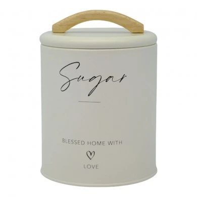 ΒΑΖΟ ΜΕΤΑΛΛΙΚΟ ΚΡΕΜ Sugar ΜΕ ΞΥΛΙΝΗ ΛΑΒΗ 11x11x13-15εκ.ANKOR