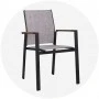 Dining garden chairs and armchairs